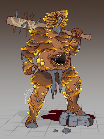 Grendel × Bloater (Warframe × The Last of Us, 2021)