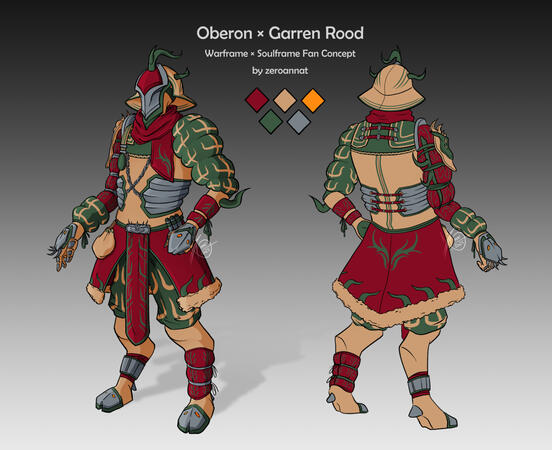 Oberon × Garren Rood (Warframe × Soulframe, 2025)